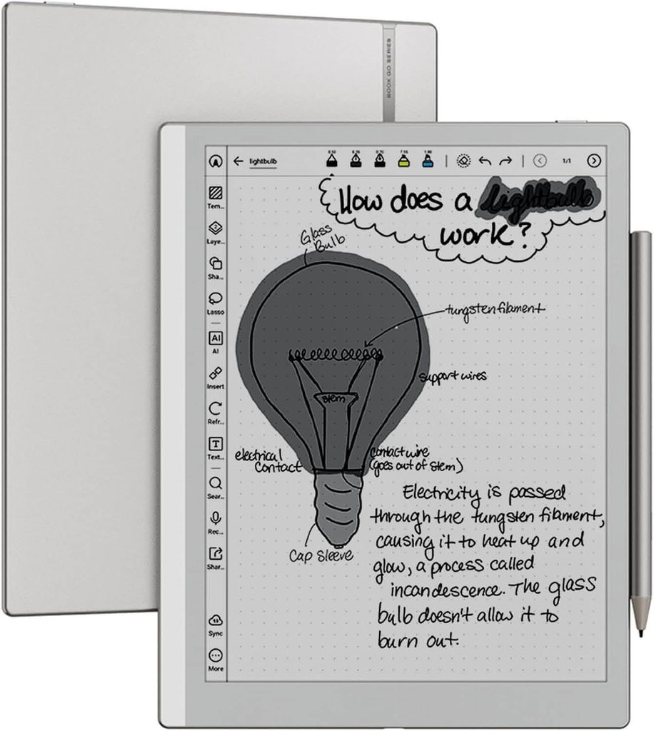 BOOX Go 10.3 Gen2 Lumi Epapel Tablet 10,3" para tomar notas y leer manga o ebooks