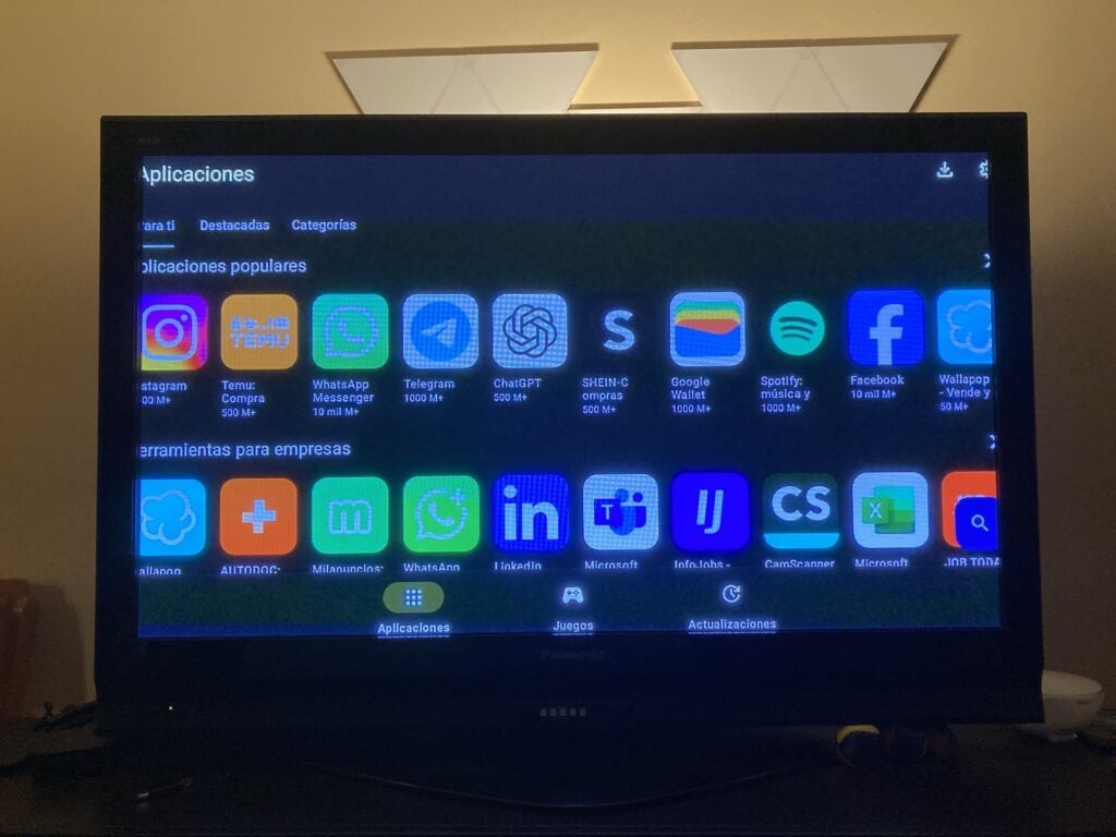 Xiaomi TV Box S y google TV: instalamos la tienda de aplicaciones Aurora Store. 