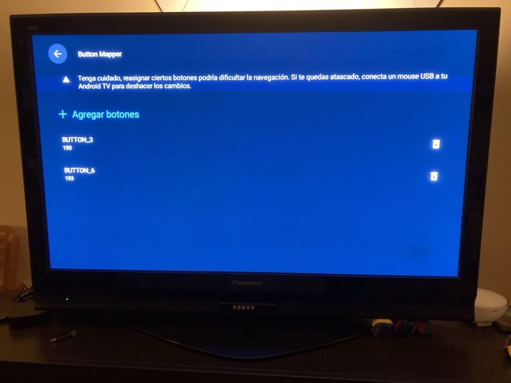 Xiaomi TV Box S y google TV: app button mapper