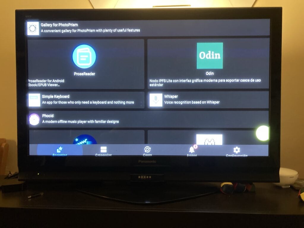 Xiaomi TV Box S y google TV: instalamos F-Droid