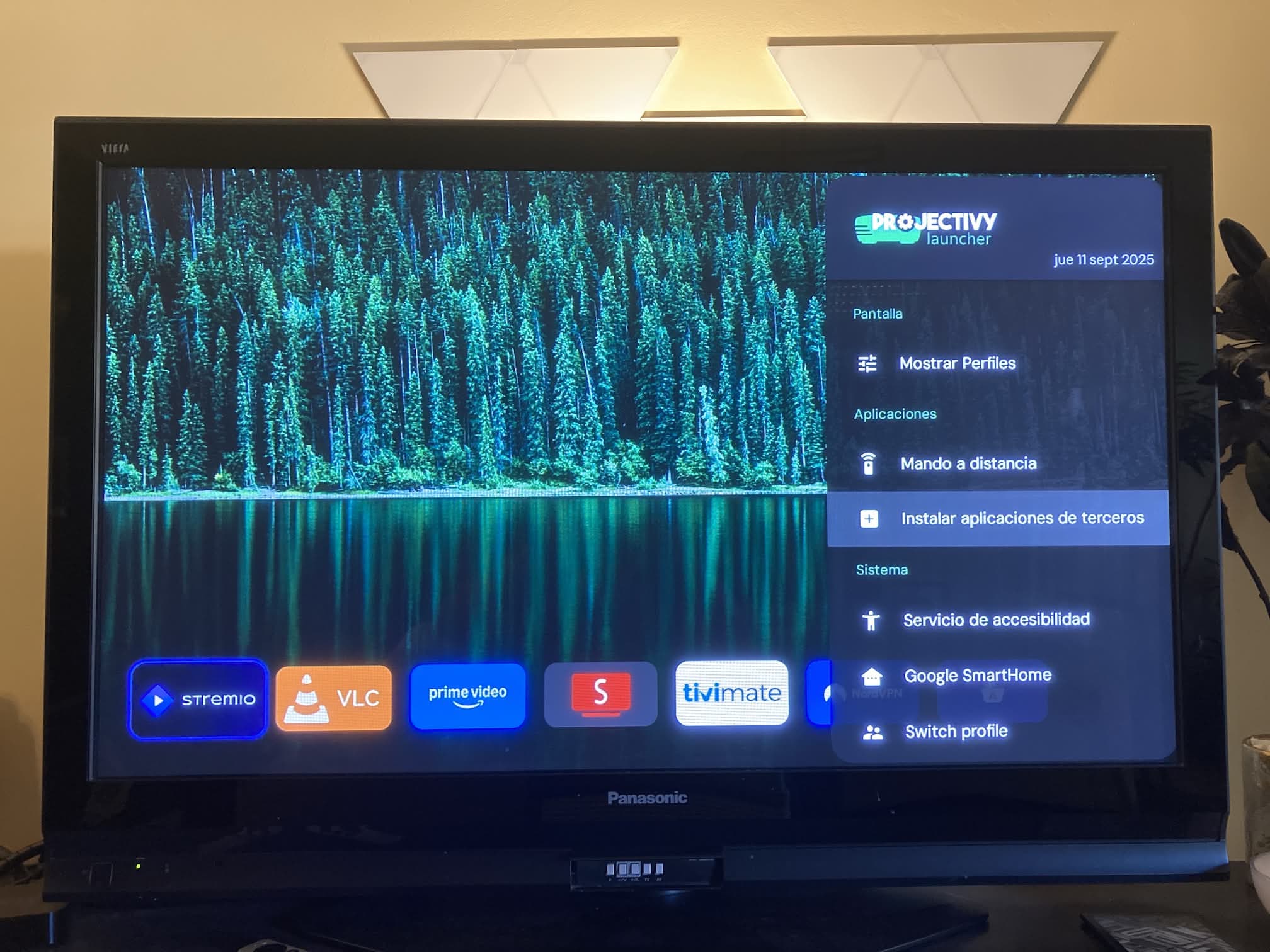 Ajustes de Projectivy Launcher: instalamos apps de terceros con url