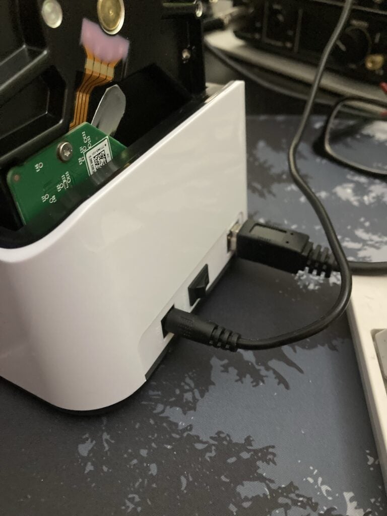 Dock de Blueendless HDD con alimentación externa.