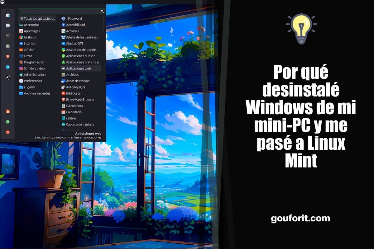 Por qué desinstalé Windows de mi mini-PC y me pasé a Linux Mint