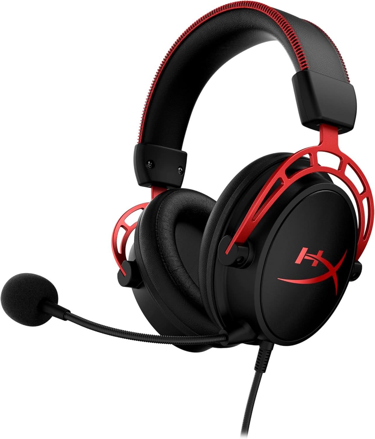 HyperX Cloud Alpha – Cascos de Gaming con cable trenzado extraíble