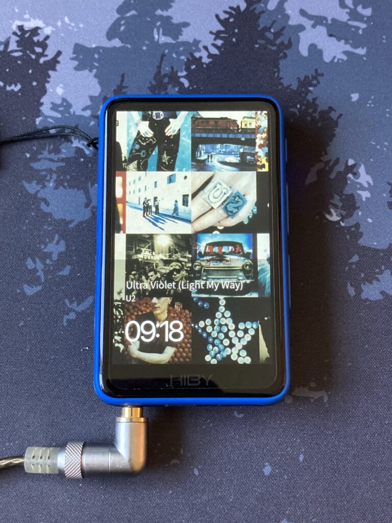 Portada de disco en Hiby R1