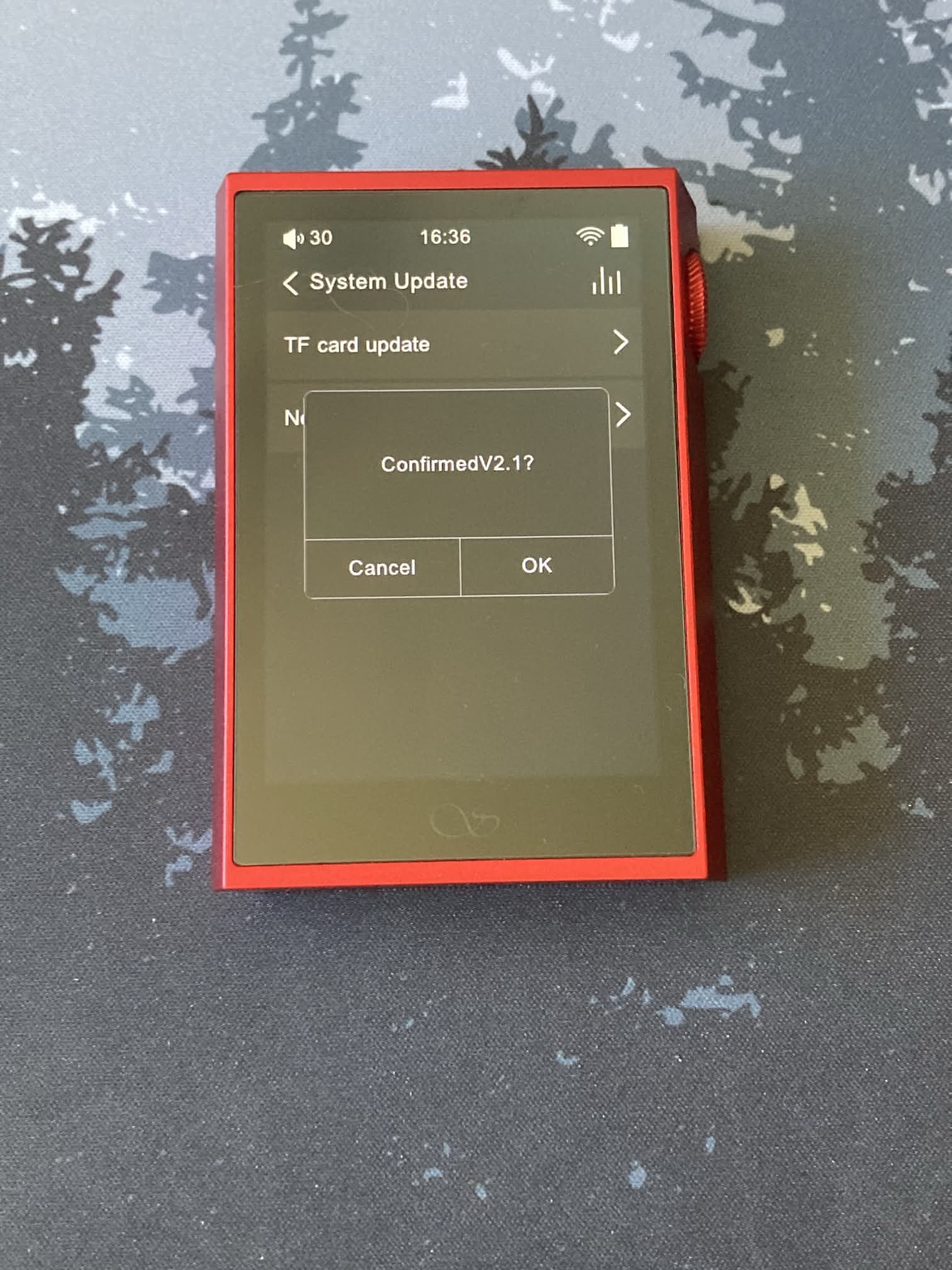 Shanling M1 Plus: actualizando firmware