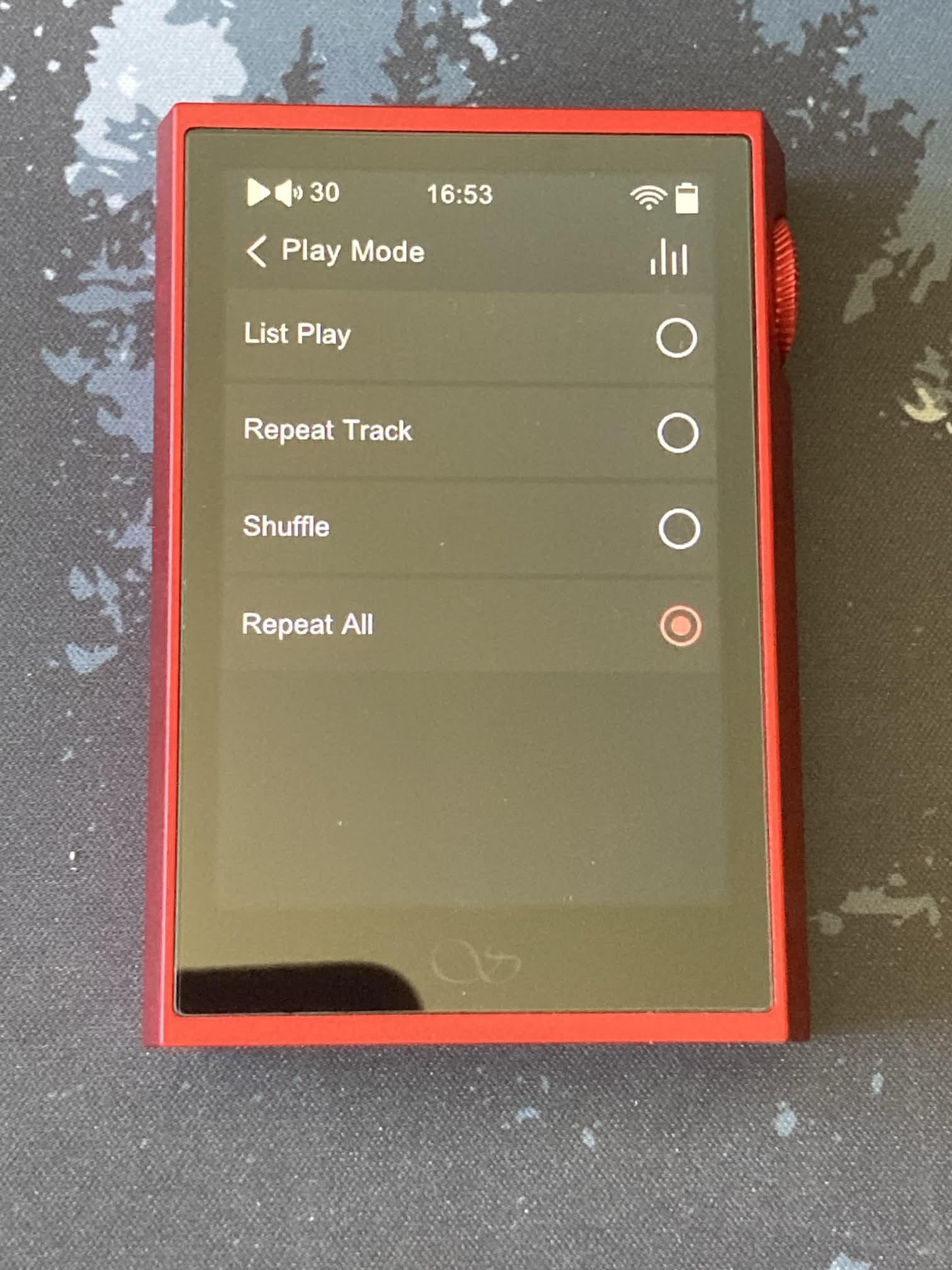 Shanling M1 Plus: play mode