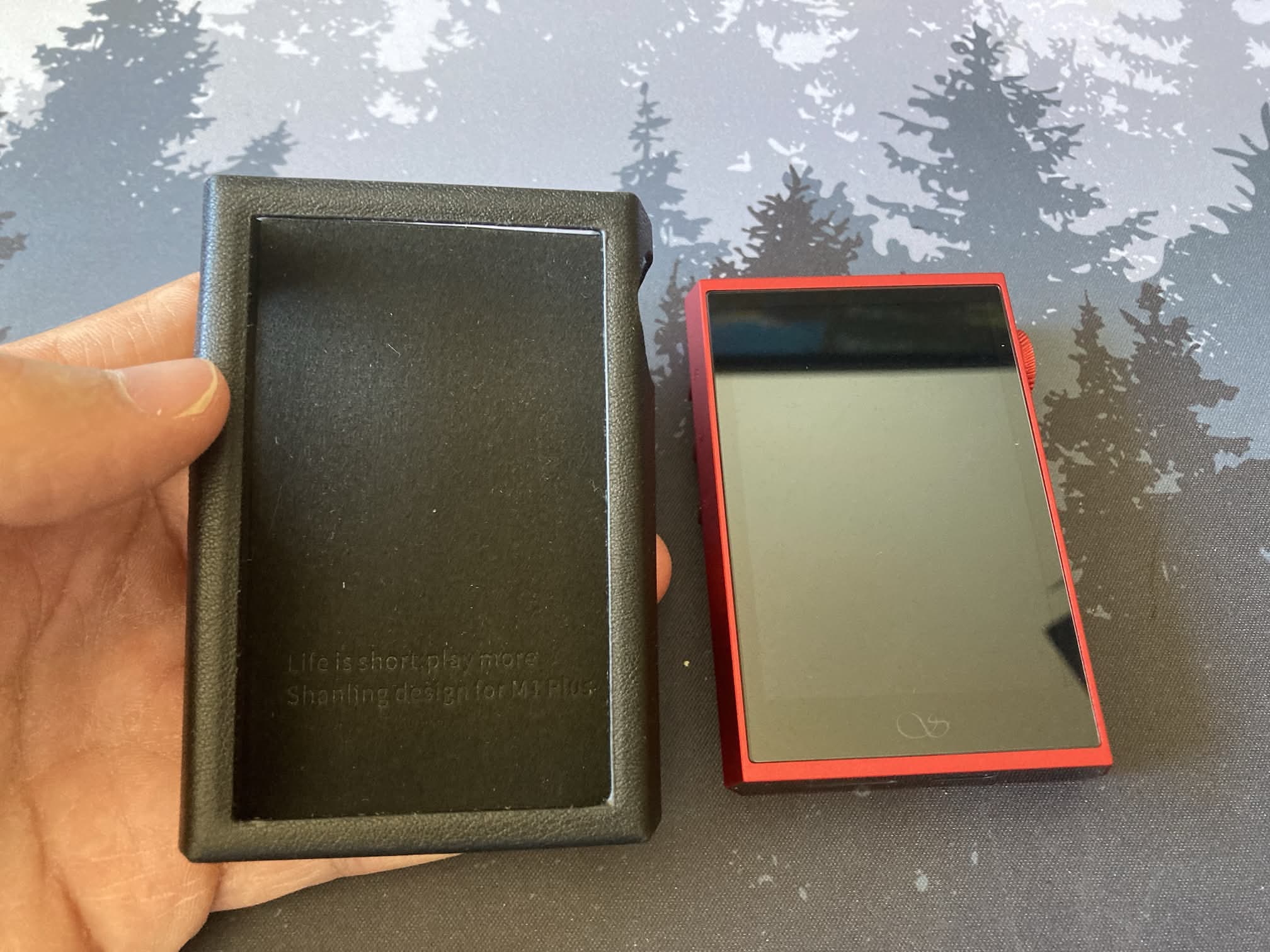 Shanling M1 Plus con funda de cuero