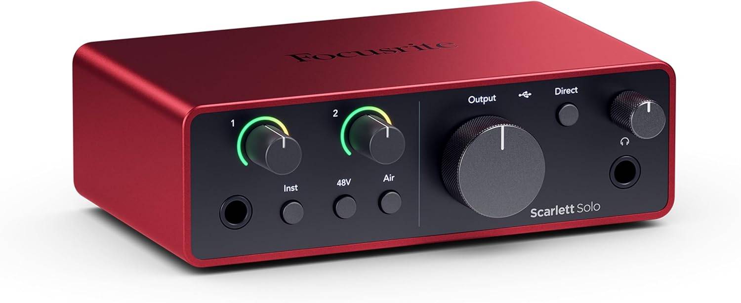 Focusrite Scarlett Solo Studio 4.ª gen. 