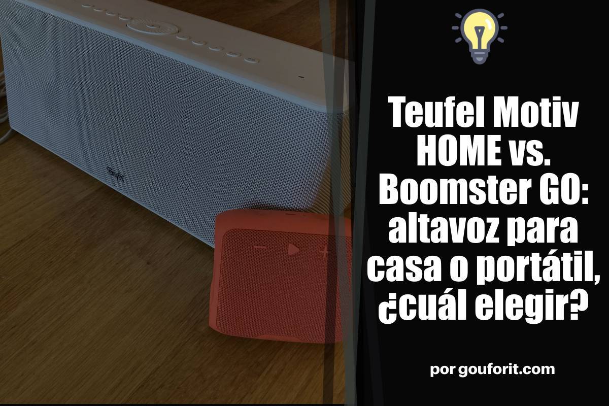 Teufel Motiv HOME vs. Boomster GO: altavoz para casa o portátil, ¿cuál elegir?