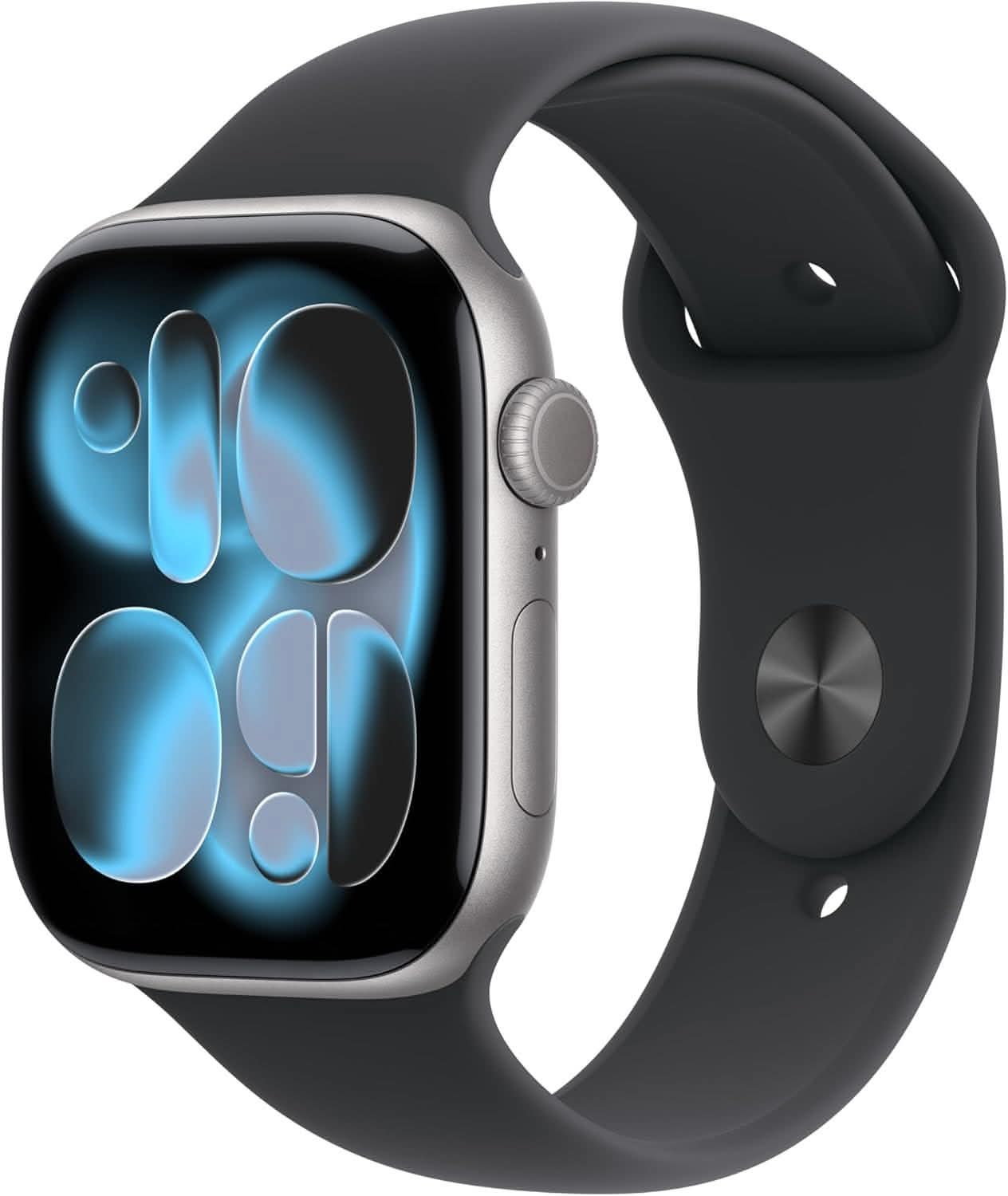 Apple Watch Series 11 GPS + Cellular, caja de aluminio de 46 mm en gris espacial