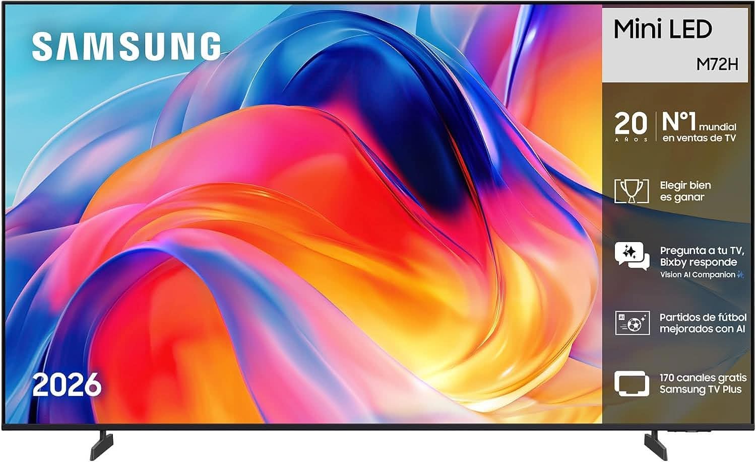 Samsung TV 55 Pulgadas Mini LED M72H 4K Smart TV